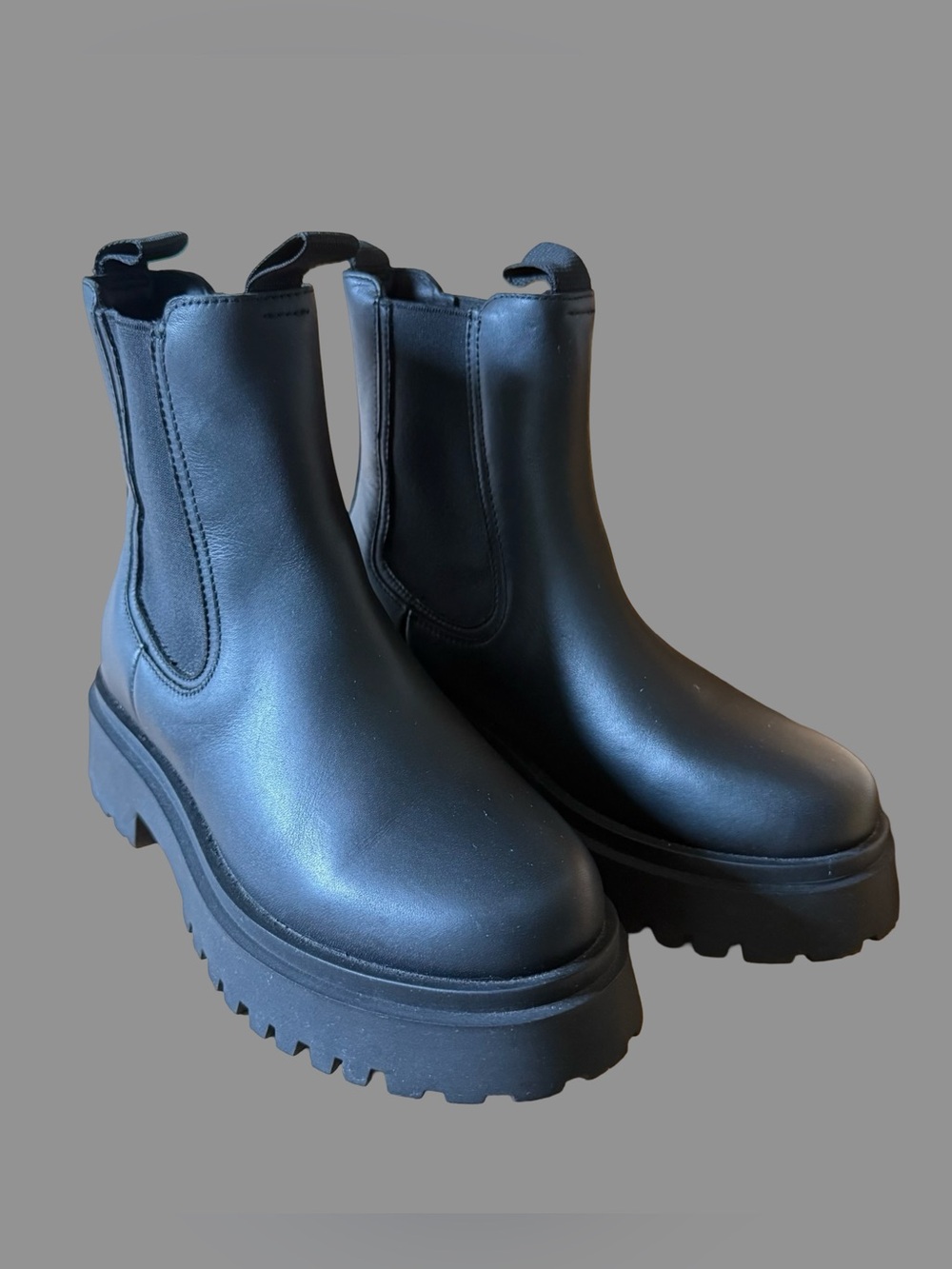 Thursday Legend Black Leather Platform Boots US6 ($168)